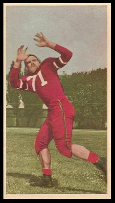 Clyde Bennett 1954 Blue Ribbon football card