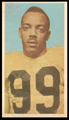 Bernie Custis 1954 Blue Ribbon football card