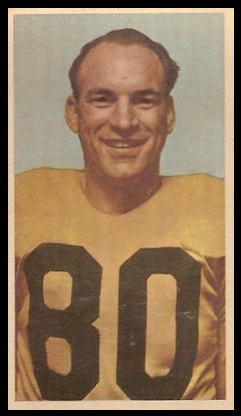 Merle Hapes 1954 Blue Ribbon football card