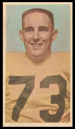 Tip Logan 1954 Blue Ribbon football card