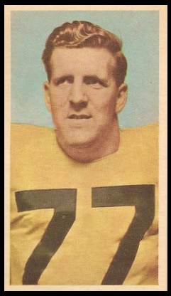 Ralph Toohy 1954 Blue Ribbon football card