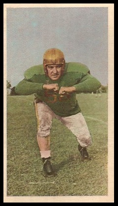 Bill Zock 1954 Blue Ribbon football card