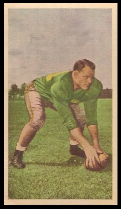 Eagle Keys 1954 Blue Ribbon football card