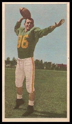 Bernie Faloney 1954 Blue Ribbon football card