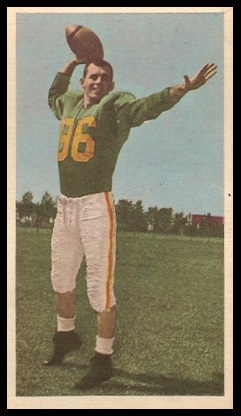 Bernie Faloney 1954 Blue Ribbon football card