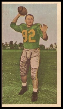 Ray Willsey 1954 Blue Ribbon football card