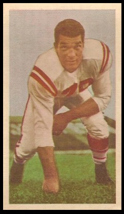 Gene Brito 1954 Blue Ribbon football card Gene Brito 1954 Blue Ribbon football card