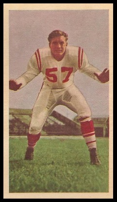 Roy Jenson 1954 Blue Ribbon football card