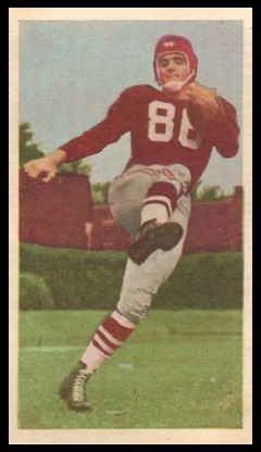 Alex Webster 1954 Blue Ribbon football card