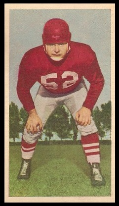 Ed Bradley Sr. 1954 Blue Ribbon football card