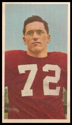 Jim Miller 1954 Blue Ribbon football card