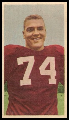 Doug McNichol 1954 Blue Ribbon football card