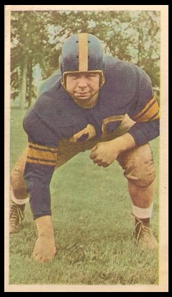 Dick Huffman 1954 Blue Ribbon football card Dick Huffman 1954 Blue Ribbon football card