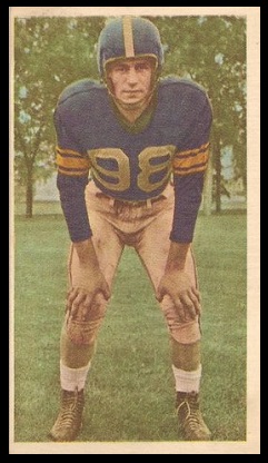 Gerry James 1954 Blue Ribbon football card Gerry James 1954 Blue Ribbon football card