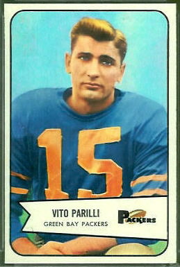 Babe Parilli 1954 Bowman football card