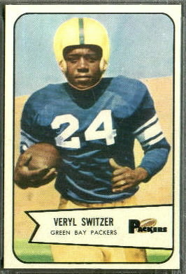 Veryl Switzer 1954 Bowman football card Veryl Switzer 1954 Bowman football card