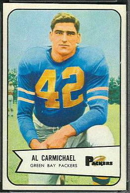 Al Carmichael 1954 Bowman football card