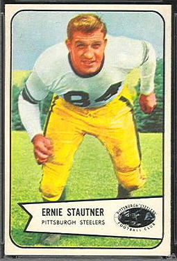 Ernie Stautner 1954 Bowman football card Ernie Stautner 1954 Bowman football card