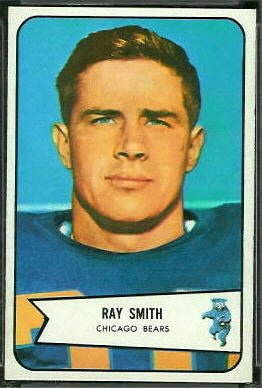 Ray Smith 1954 Bowman football card