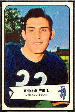 Wilford White 1954 Bowman football card
