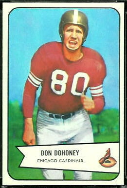 Don Dohoney 1954 Bowman football card