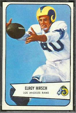 Elroy Hirsch 1954 Bowman football card