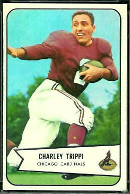 Charley Trippi 1954 Bowman football card