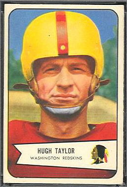 Hugh Taylor 1954 Bowman football card