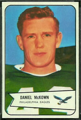 Ray McKown 1954 Bowman football card