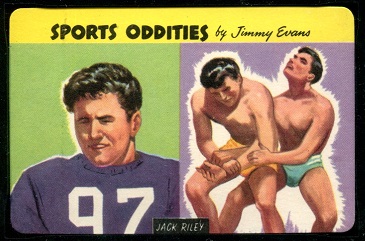 1954 Quaker Sports Oddities #16: Jack Riley