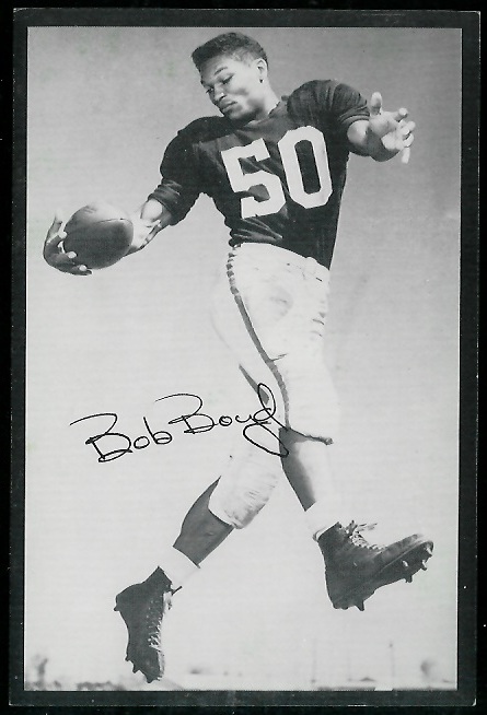 Bob Boyd 1954 Rams Team Issue football card