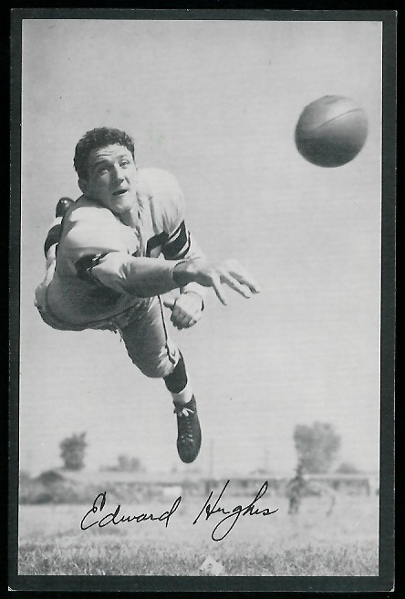 Ed Hughes 1954 Rams Team Issue football card