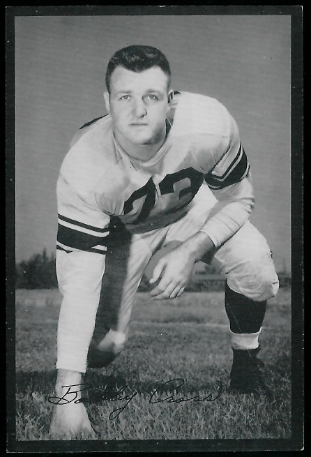 Bobby Cross 1954 Rams Team Issue football card
