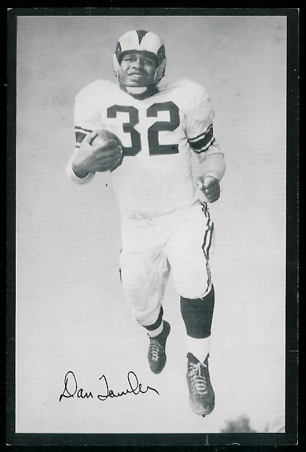 Dan Towler 1954 Rams Team Issue football card Dan Towler 1954 Rams Team Issue football card