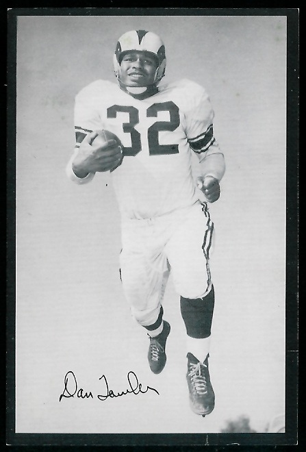 Dan Towler 1954 Rams Team Issue football card