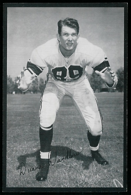 Duane Wardlow 1954 Rams Team Issue football card