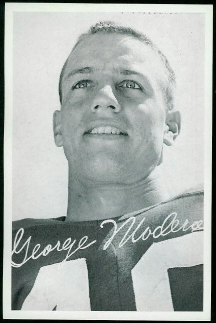 George Maderos 1955 49ers Team Issue football card