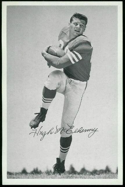 Hugh McElhenny 1955 49ers Team Issue football card