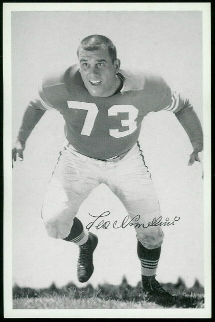 Leo Nomellini 1955 49ers Team Issue football card Leo Nomellini 1955 49ers Team Issue football card