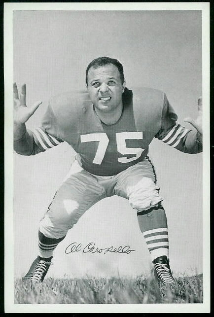 Al Carapella 1955 49ers Team Issue football card