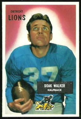 Doak Walker 1955 Bowman football card