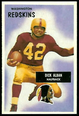 Dick Alban 1955 Bowman football card Dick Alban 1955 Bowman football card