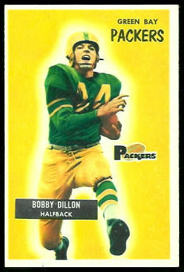 Bobby Dillon 1955 Bowman football card