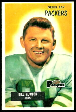 Bill Howton 1955 Bowman football card