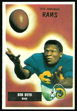 Bob Boyd 1955 Bowman football card