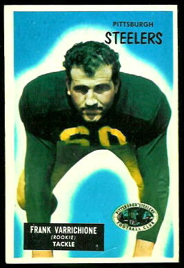 Frank Varrichione 1955 Bowman football card