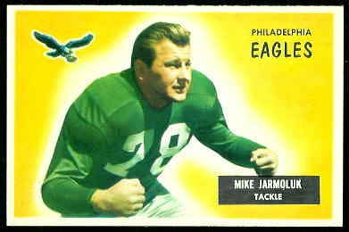 Mike Jarmoluk 1955 Bowman football card