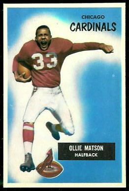 Ollie Matson 1955 Bowman football card