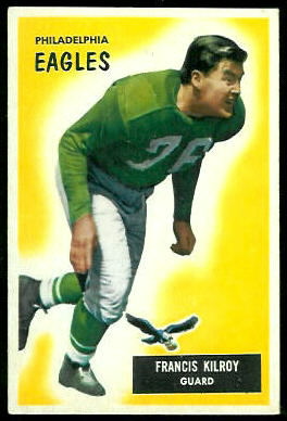 Bucko Kilroy 1955 Bowman football card Bucko Kilroy 1955 Bowman football card