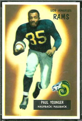 Tank Younger 1955 Bowman football card